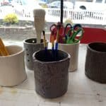 Kids Clay Class Ages 8+   Build 2 Pencil holders !